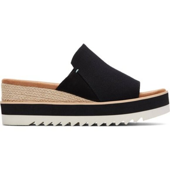 TOMS - Womens Diana Mule Sandals, size 8.5 US womens, color black. - Picture 1 of 5